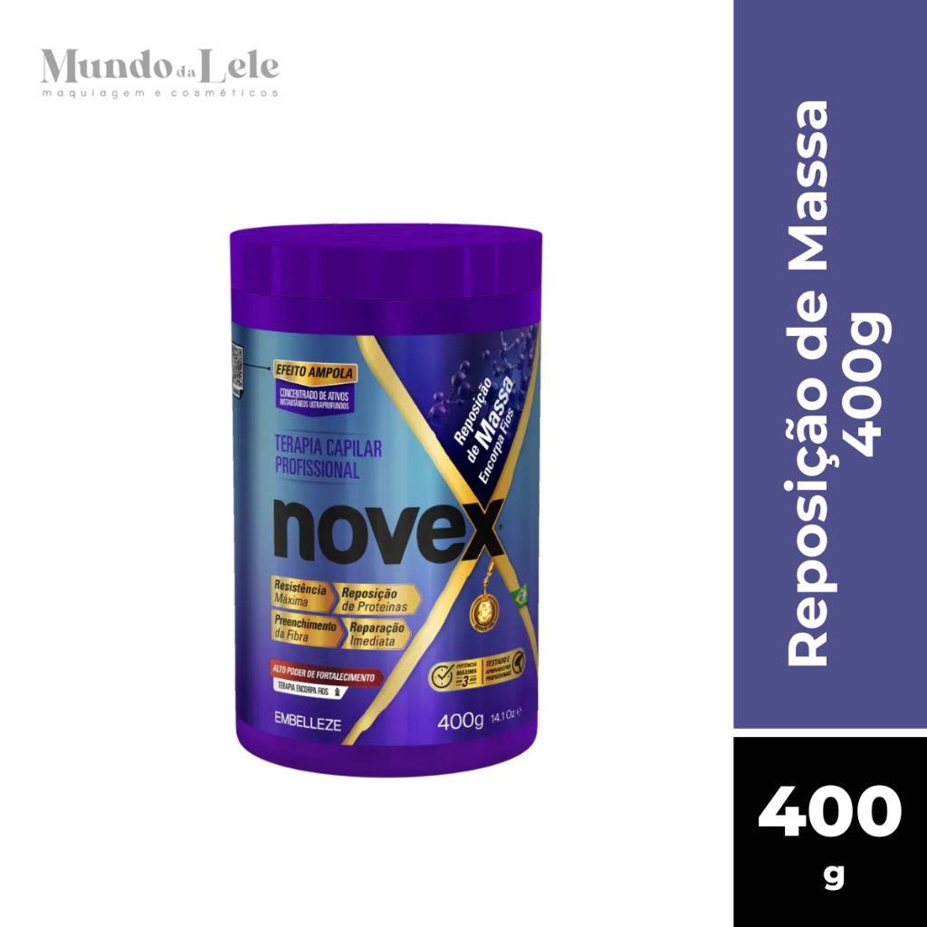 Creme De Tratamento Novex Reposição De Massa 400G