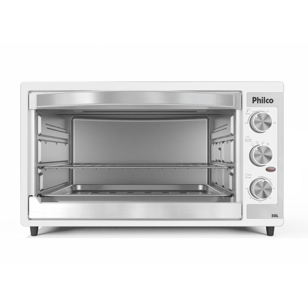 Forno Elétrico Philco 50L Branco Dupla Resistência PFE52B
