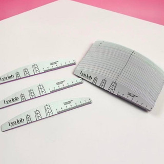 Kit 10 Lixas de Unha Profissional com Marcação de Comprimento para Nails Designer