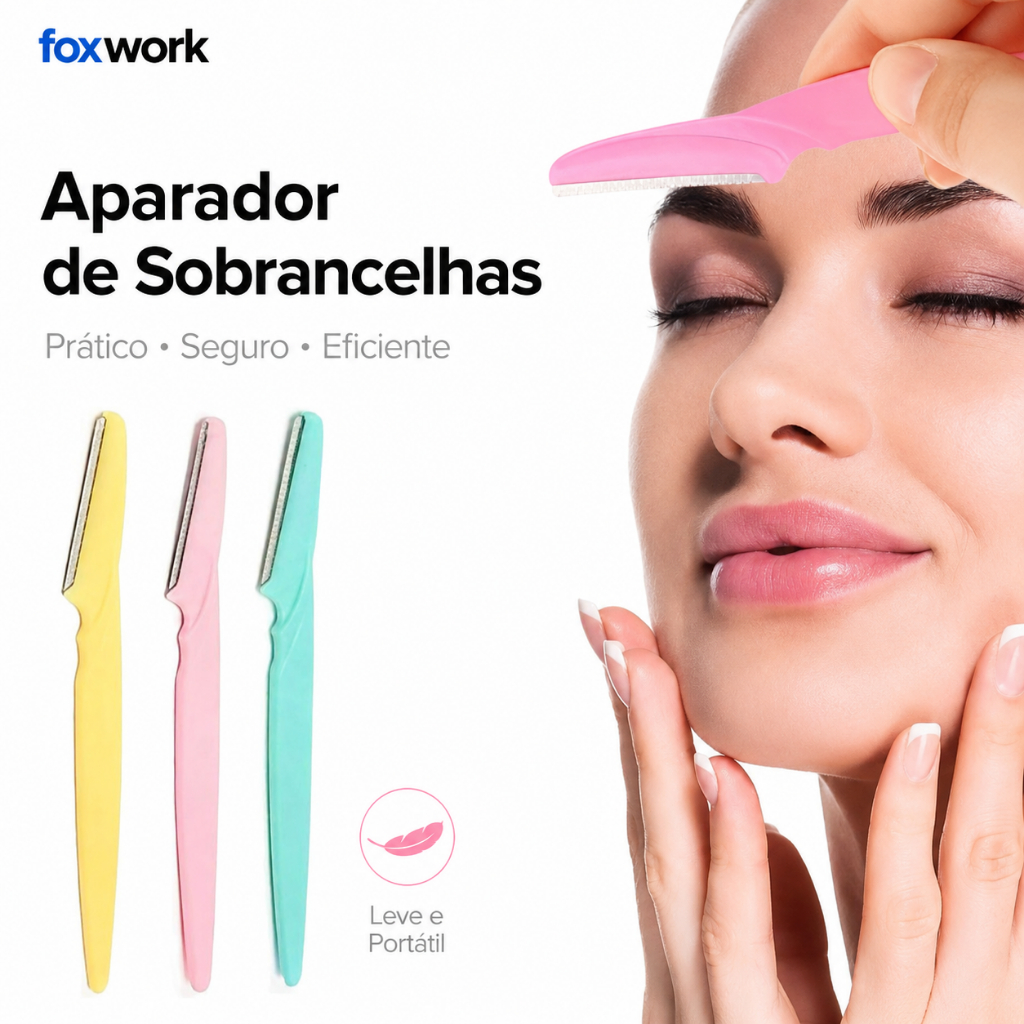 Kit 36/24/12 Laminas para Sobrancelha Multicolorida - Unissex Corpo e Rosto