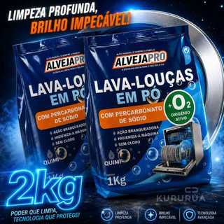 Detergente Lava Louças Em Pó Para Máquina de Lavar Louças Com Percarbonato de Sódio 1kg