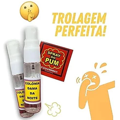 Spray do Pum Super Forte 15 ml Pegadinha Peido Fedido Trollagem Amigo da Onça Brincadeira Engraçado