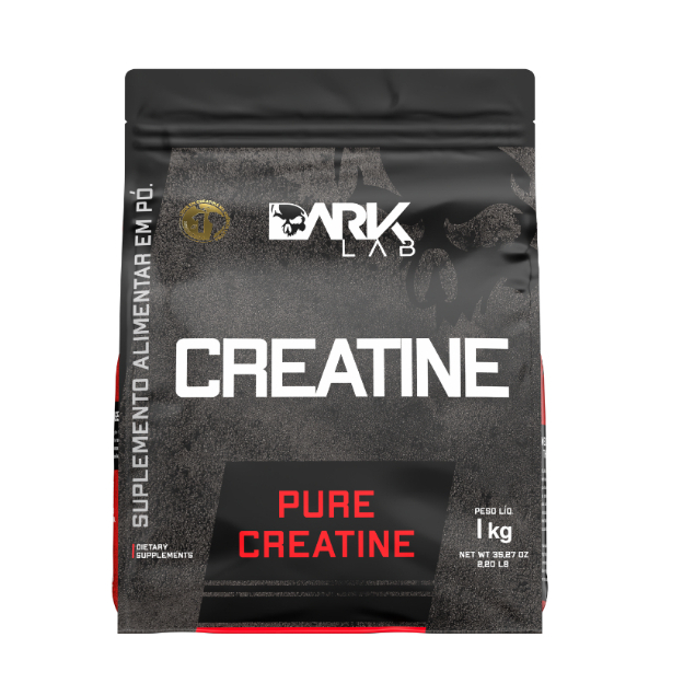 Creatina Monohidratada Pura Refil 1Kg Dark Lab - Creatine, Creatina 100% Pura