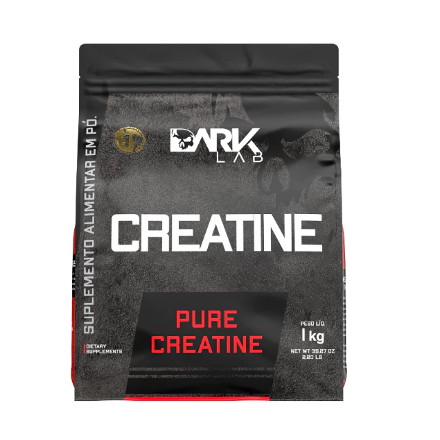 Creatina Monohidratada Pura Refil 1Kg Dark Lab - Creatine, Creatina 100% Pura
