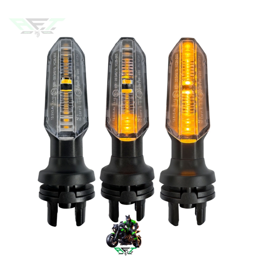 Par de Pisca LED SEQUENCIAL Cb250f Twister 2019 Moto Honda CG 125/150/160 Titan Fan Seta Universal