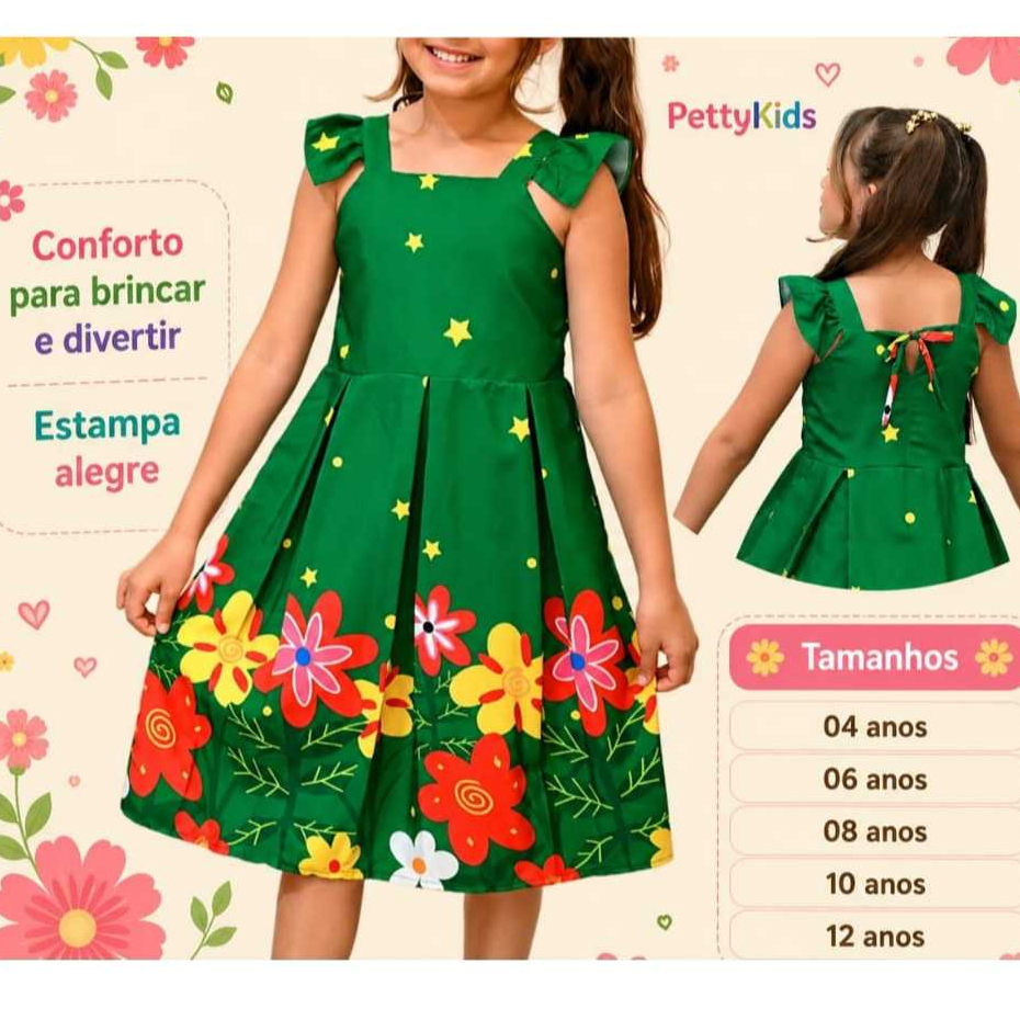 Roupa Infantil Menina Vestido Princesa Festa Luxo Colorido Alegre Moda Infantil Verão Elegante Casual Festa Confortável