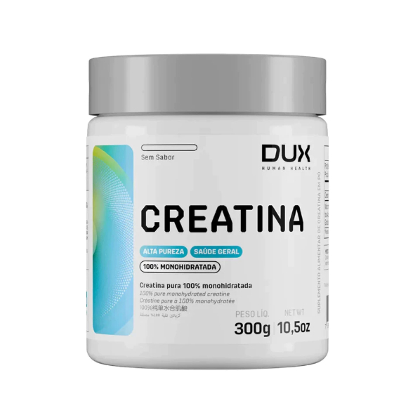 Creatina Monohidratada DUX Nutrition 100% Pura Original Hipertrofia Academia Fitness
