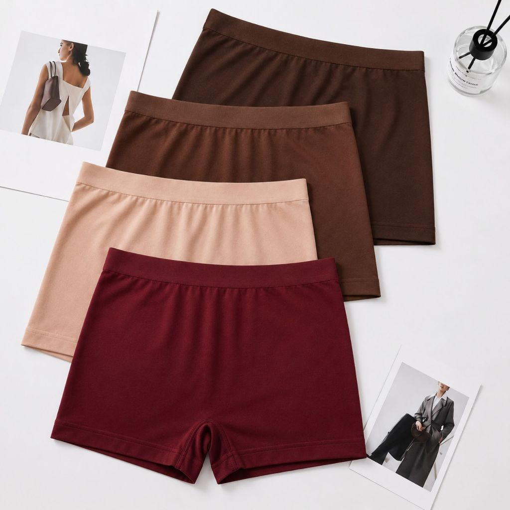 Kit 6 Calcinha Box Microfibra Feminina Calcinhas Boxer