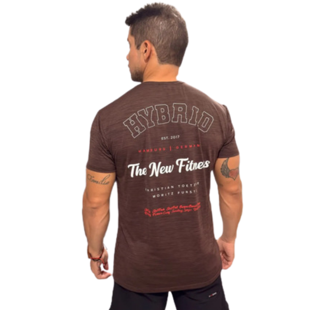 Camiseta Masculina Esportiva Hybrid Crossfit Musculação Academia Treino