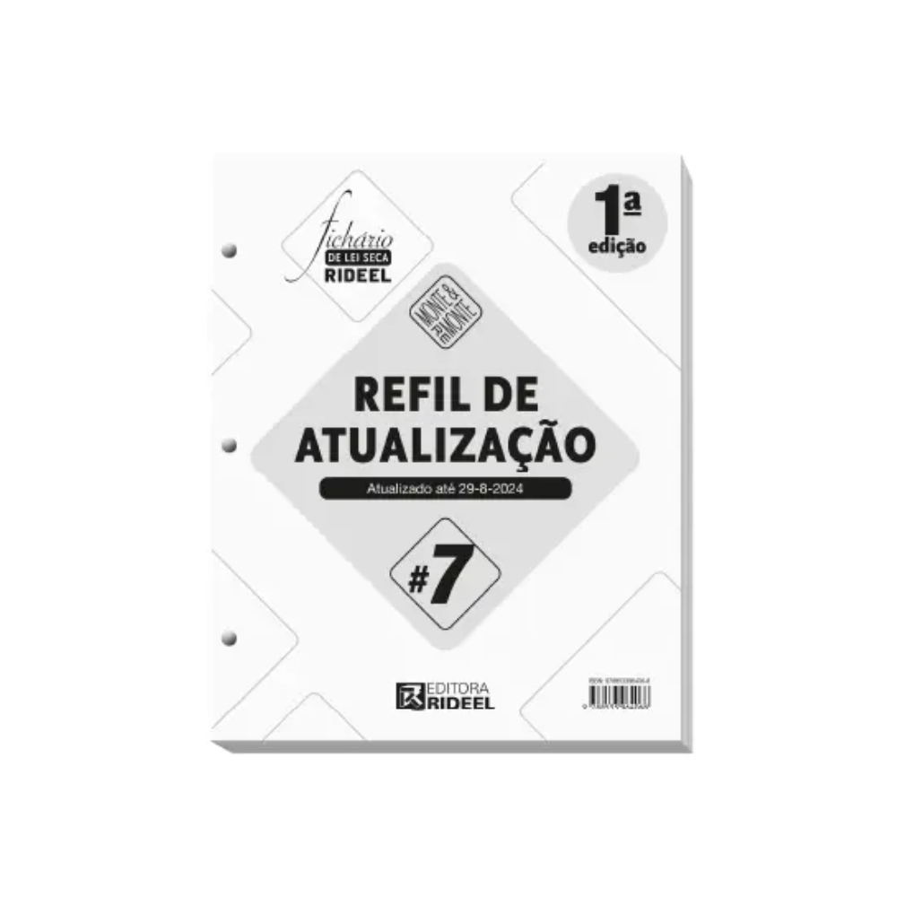 Refil de Atualização #7 - Fichário de Lei Seca(Capa Laranja) · foto 2