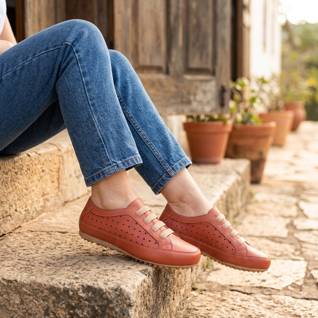 Sapatênis Casual Feminino Elástico Calce Fácil Leve Conforto Original 33 ao 42