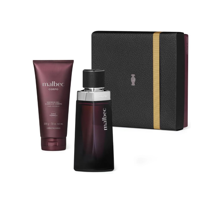 Kit Malbec Tradicional Colônia 100ml e Shower Gel 200g O Boticário