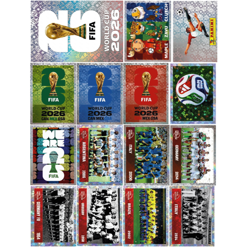 Kit 21 Figurinhas Especiais FWC