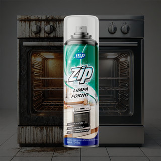 Espuma Desengordurante Limpeza Pesada Para Fornos Fogões e Air Fryer 300ml Zip