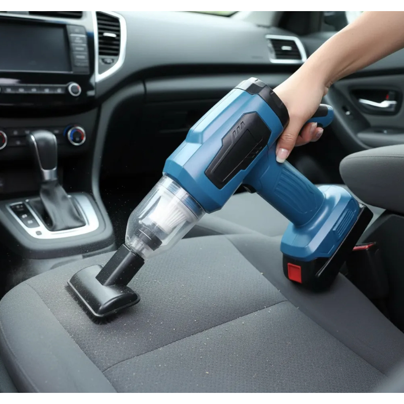 Aspirador Automotivo 4 em 1 Sem Fio 48V 3000mAh Alta Potência para Limpeza de Carro