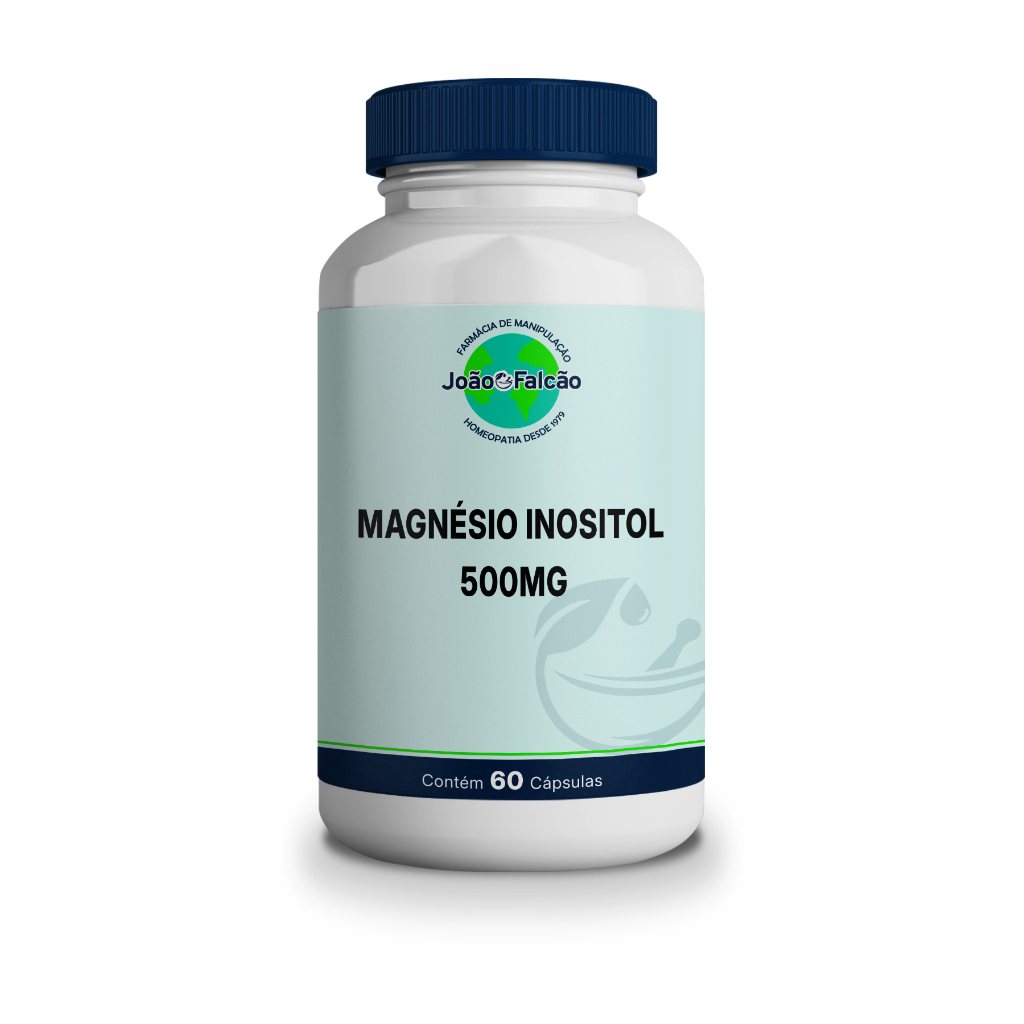 Suplemento Magnésio Inositol 500mg - 60 Cápsulas