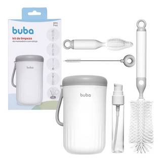 Kit Portátil Para Limpeza De Mamadeira 5 Em 1 Escova - Buba