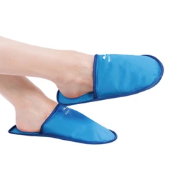 Pantufa Gel Térmica Compressa Quente Frio Dor Pés Relaxmedic
