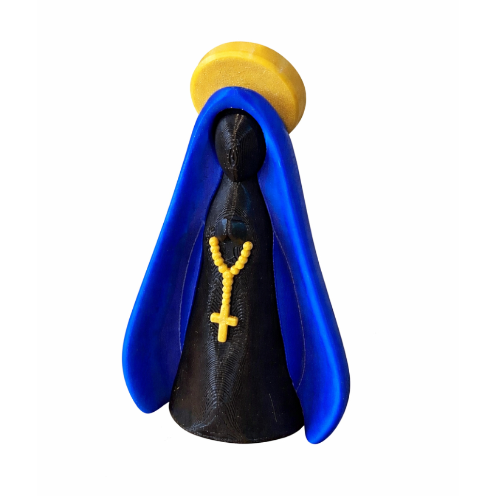 Kit 20 Nossa Senhora Aparecida Decorativa Minimalista 3D Presente Religioso Especial