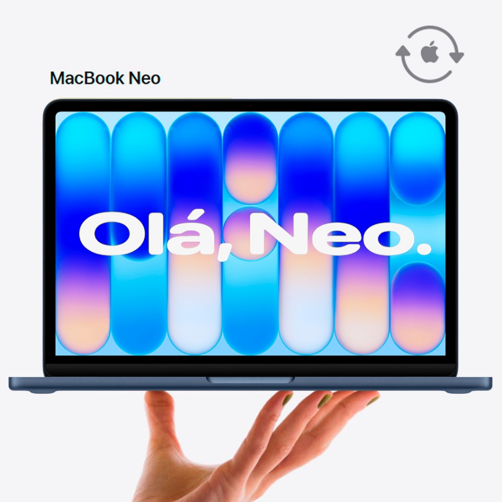 Notebook MacBook Neo Apple CPO 13" Chip A18 Pro CPU de 6 núcleos GPU de 5 núcleos 8GB RAM 256GB