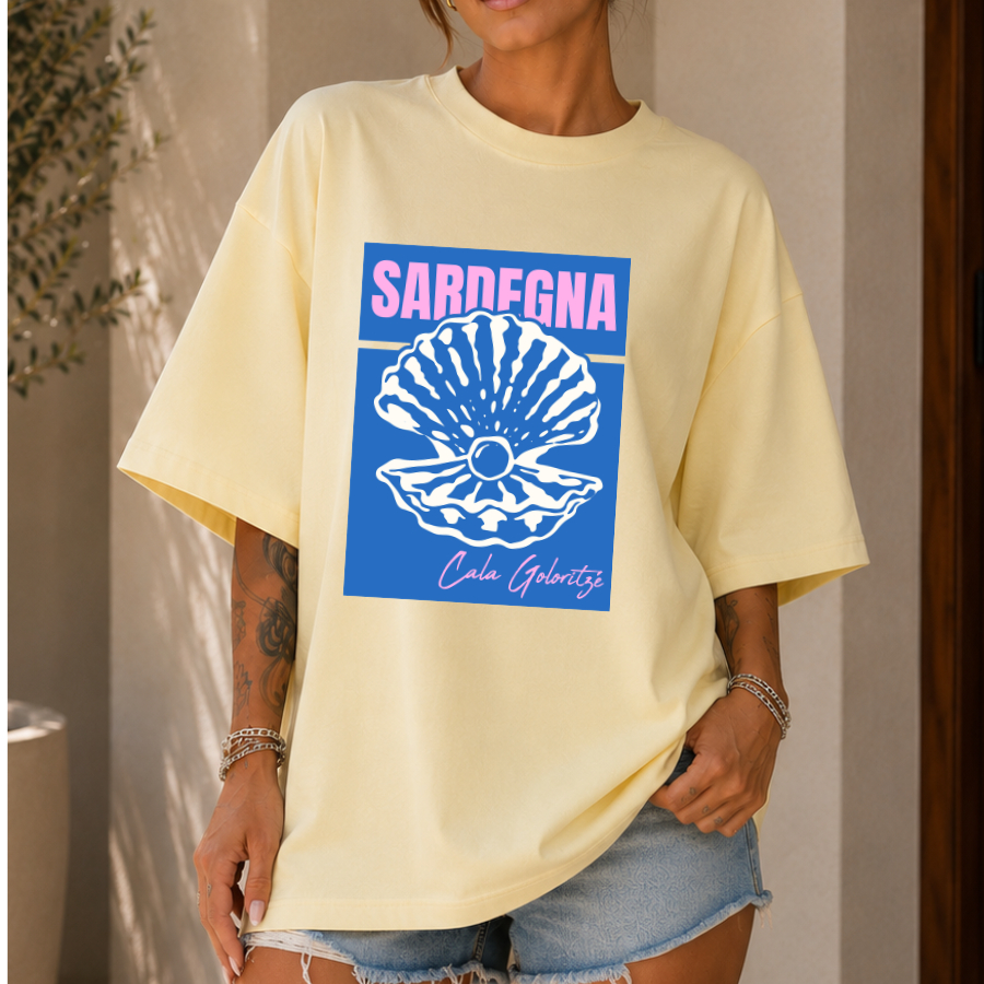 Camiseta Oversized Feminina Estampada Streetwear T-Shirt 100% Algodão Manga Larga Confortável Moda
