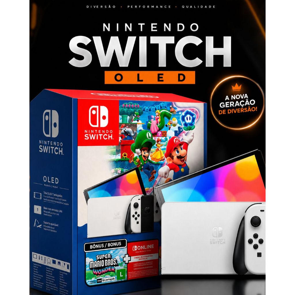 Nintendo Switch Console OLED 64gb