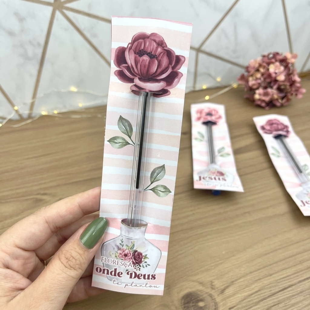 Porta Caneta Lembrancinhas Mulher Virtuosa Culto Oração