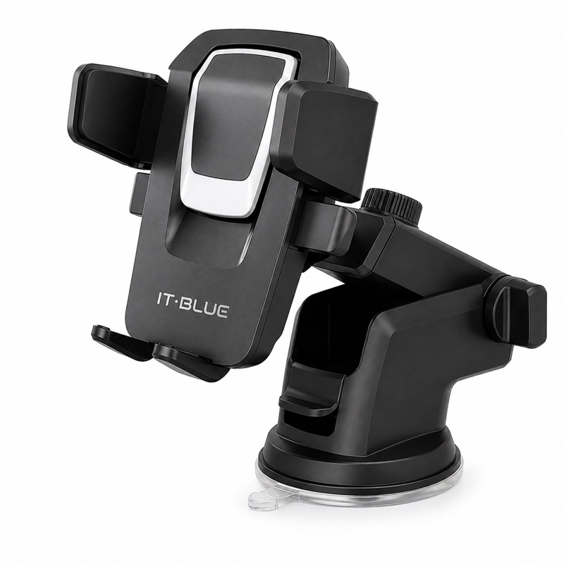 Suporte Veicular para Celular IT-BLUE 360° Ajustável Universal Fixação Ultra Firme para Carro GPS Smartphone