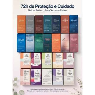 Kit com 3 Rollon Natura maculino ou feminino escolha sua fragrâcia preferida
