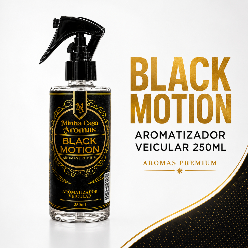 Cheirinho Para Carro Black Motion 250ml Aromatizante Automotivo Perfume Aromatizador Fragrância Para Veículo