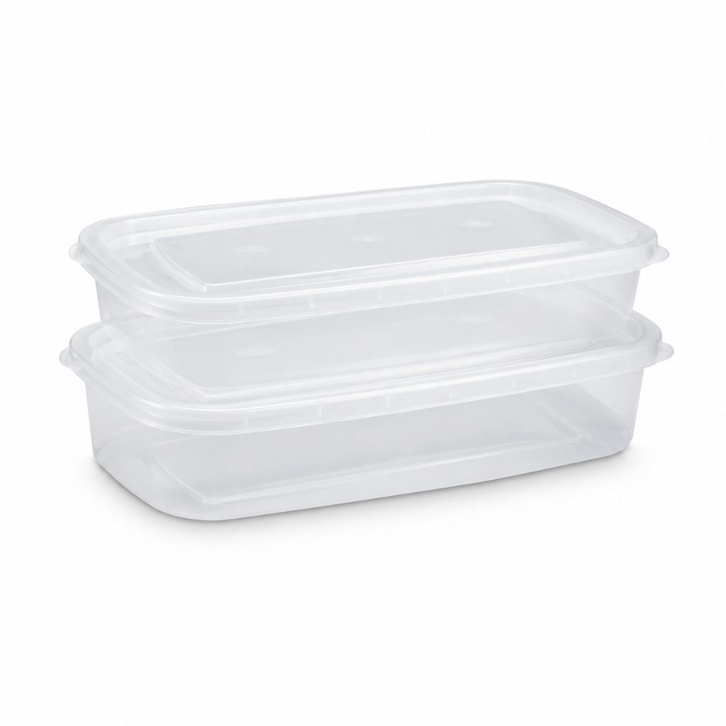 Porta Frios Transparente  Plástico com Tampa para Geladeira Queijo Presunto Frios Organizador