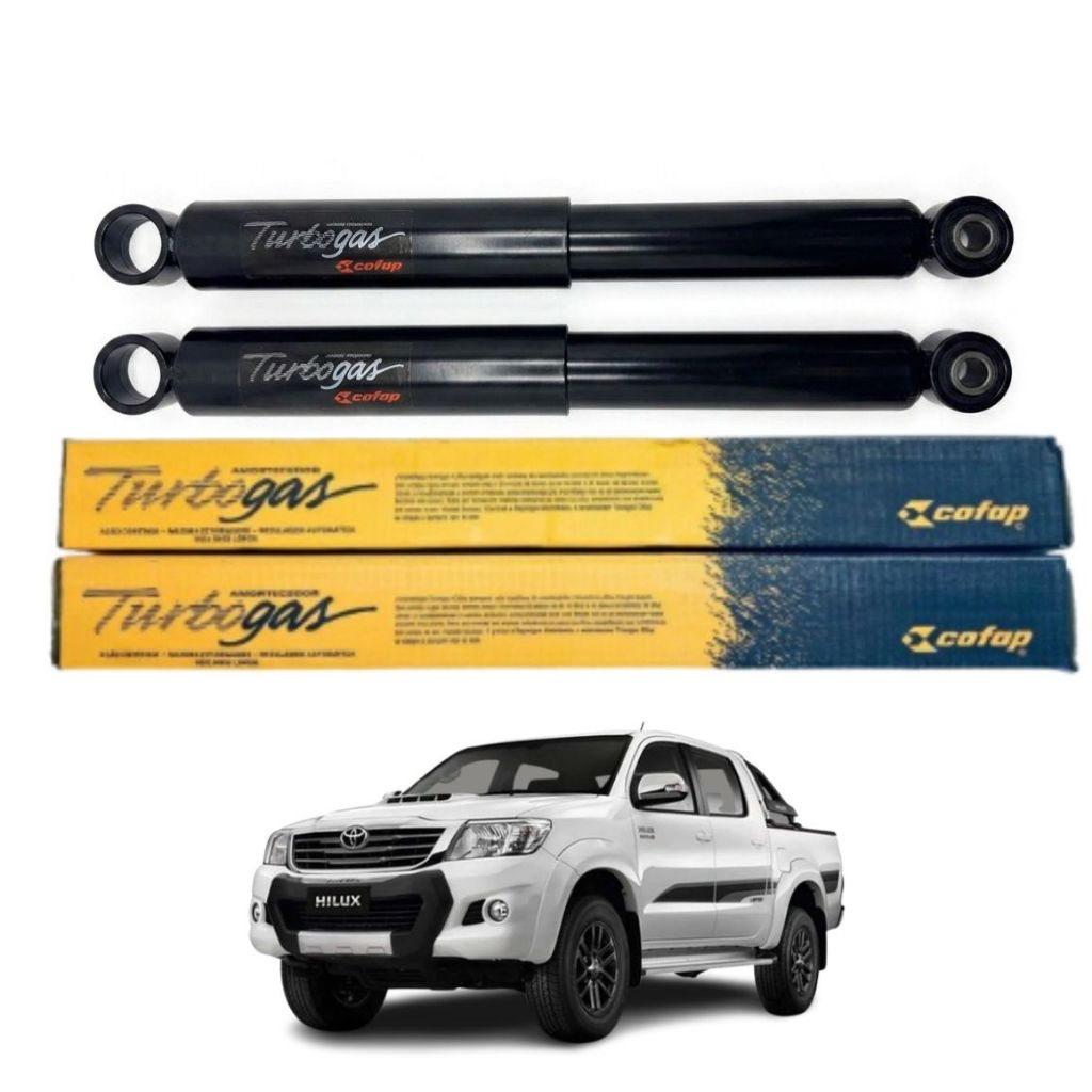 Par Amortecedor Traseiro Hilux Pick Up 2005 Original Cofap