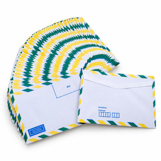 Envelope de Carta Aéreo 114X162mm pacote c/ 100 envelopes COF015