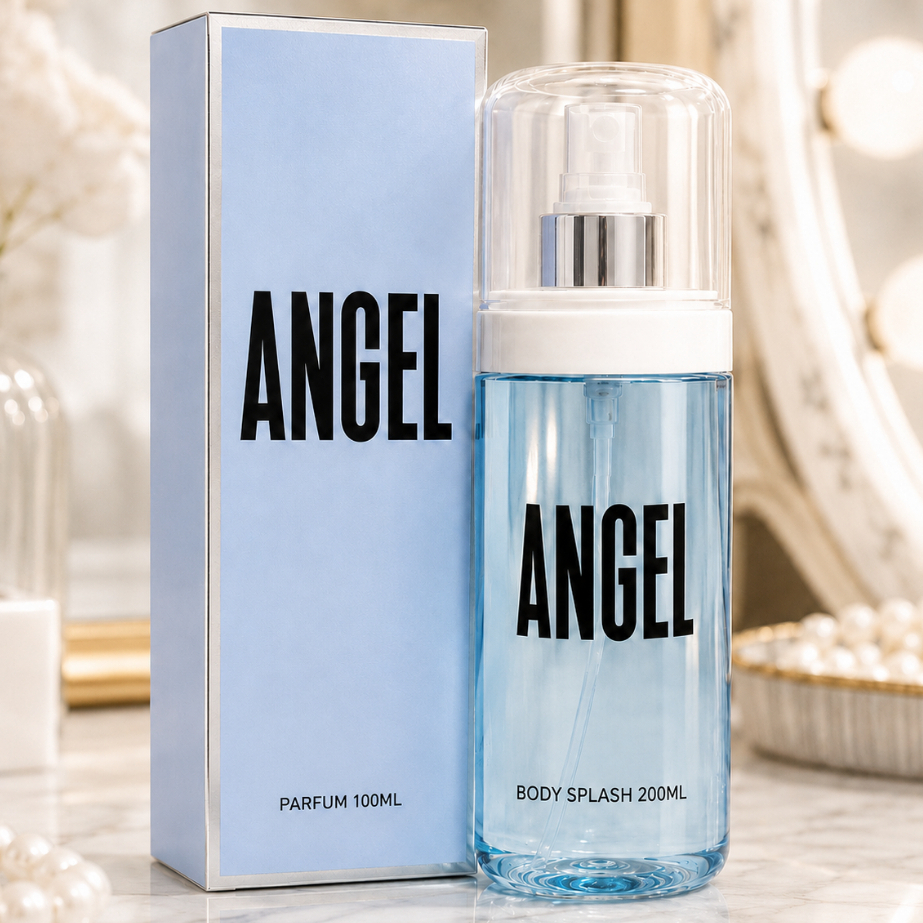 Kit perfume Feminino Anjo 100ml + Body splash 200ml Mulheres Elegantes e marcantes
