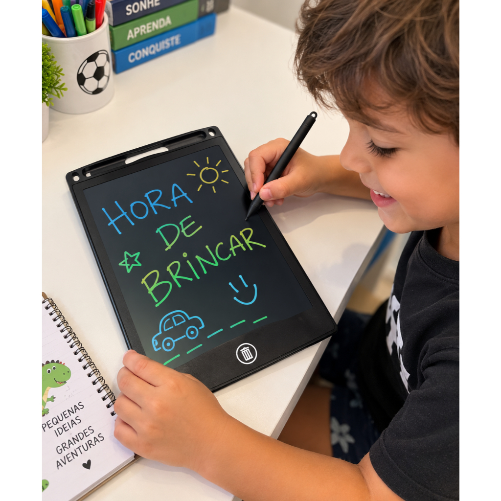 Lousa Mágica LCD Infantil Tablet Desenho Digital Com Caneta 8,5 Polegadas