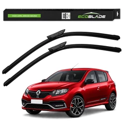 Par de Palhetas Ecoblade Limpador Vidro de carro Parabrisa Alta Durabilidade Premium