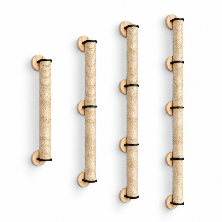 Arranhador de Parede Gigante Sisal Poste Brinquedo Pet