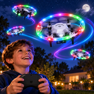 Mini Drone MW Aurora Ball  Ideal Para Crianças e Iniciantes Diversão Brinquedo Esfera Voadora