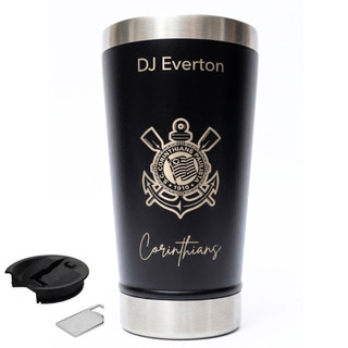 Copo Termico Personalizado Corinthians Timão Coringão personalizado + Nome