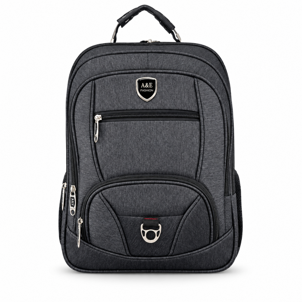 Mochila Executiva Masculina Grande para Notebook com USB, Cadeado Antifurto e Alça Reforçada Trabalho, Faculdade e Viage