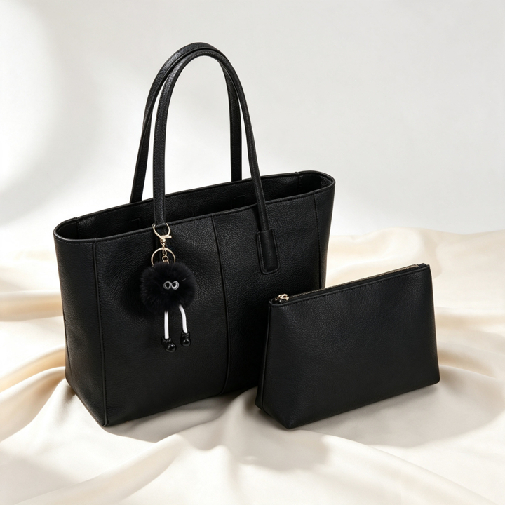 TOMI MITO Kit de Bolsa Transversal Tiracolo Feminina Com Alça Lateral Faixa de Mão De Couro B758