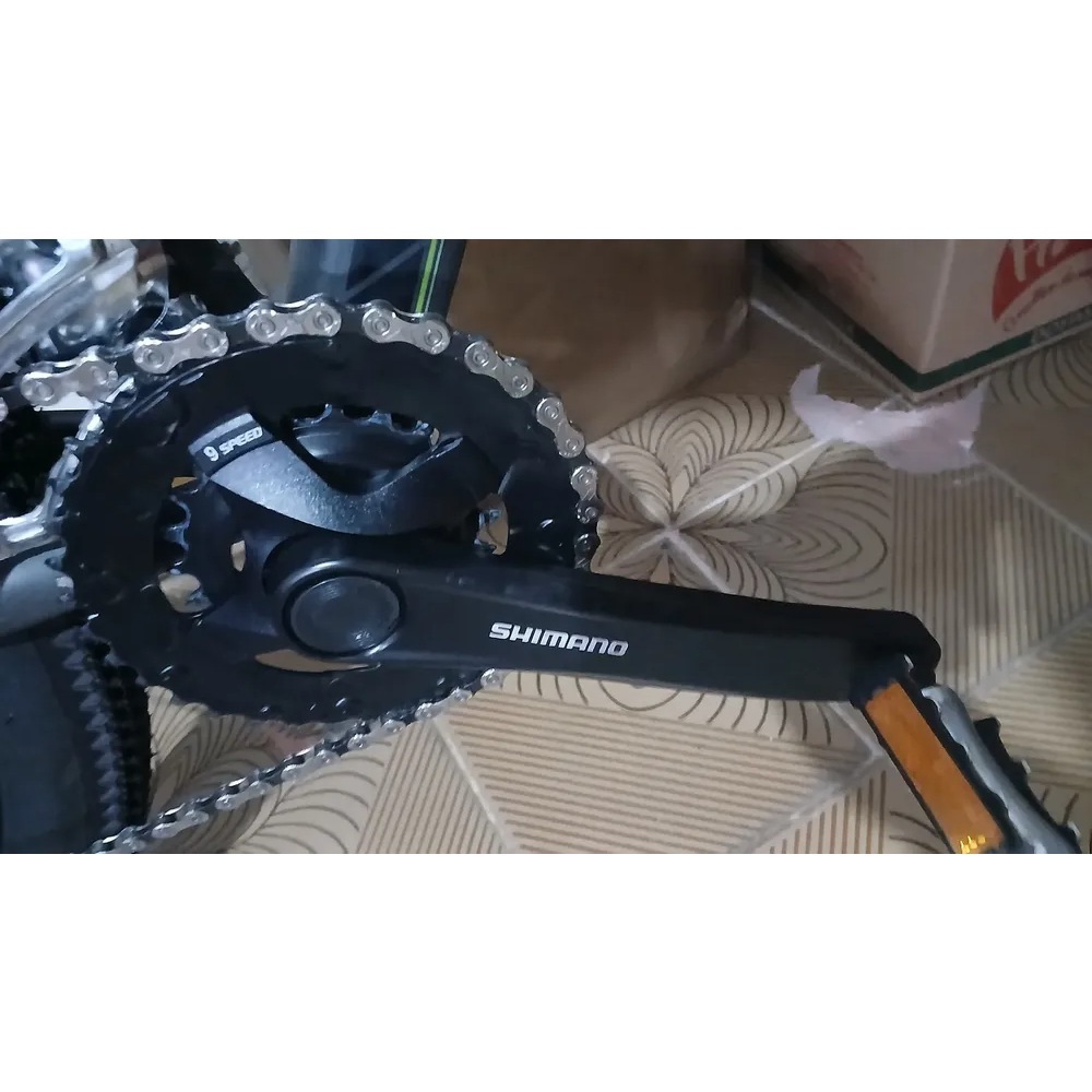 Pedivela Mtb Shimano Altus Fc-mt101 Duplo 175mm 36/22 9v — imagem 2 de 2