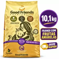 Ração para Gatos Adultos Good Friends Premium Gold 10,1KG