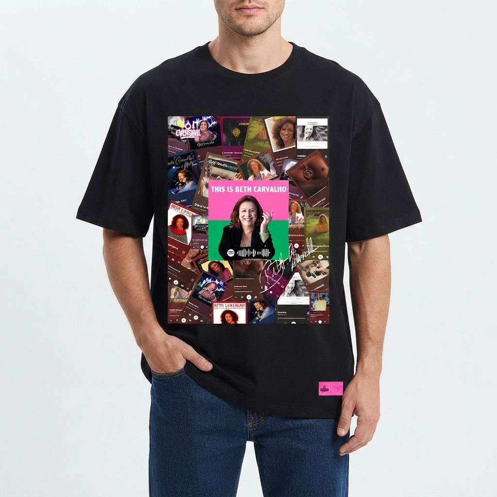 Camiseta Oversized Estampada Streetwear Unissex Modelagem Ampla Manga Curta