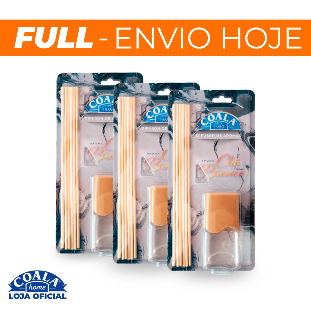 Kit Coala Difusor Chá Branco - 3 Unidades