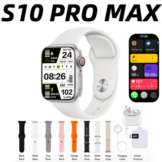 Relógio Inteligente S10 PRO MAX Novo Kit 8 em 1 Chamada Bluetooth Compatível com iOS e Android Envio de São Paulo