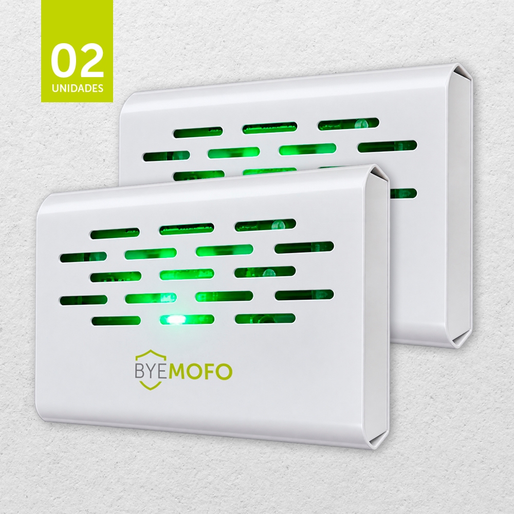 Kit 2x Antimofo Eletrônico Byemofo Ar Limpo Sem Produtos Químicos - Original