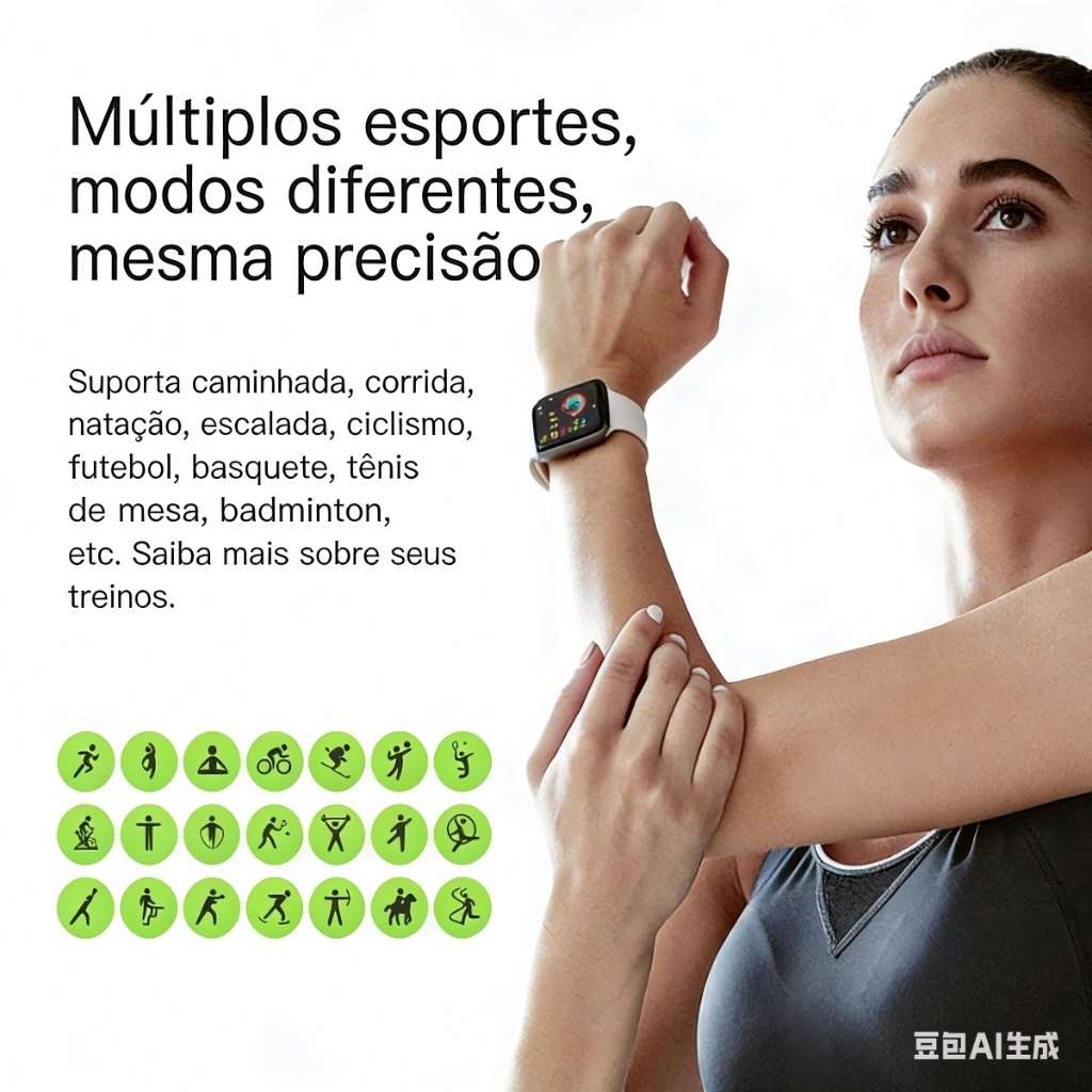 Smartwatch WL22 MINI(38MM) Relógio digital feminino Series 12 2026 Inteligente 7 Pulseiras Esporte · foto 2