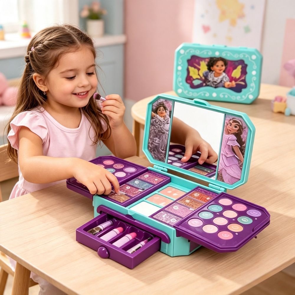 Maleta De Maquiagem Infantil - Kit Maquiagem Infantil Lindo