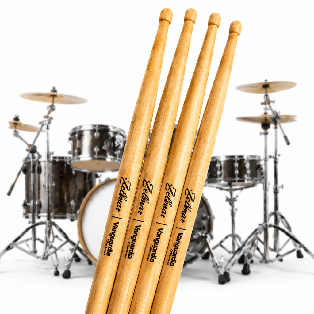 4 Pares Baqueta Vanguarda 5A Bateria Madeira Profissional
